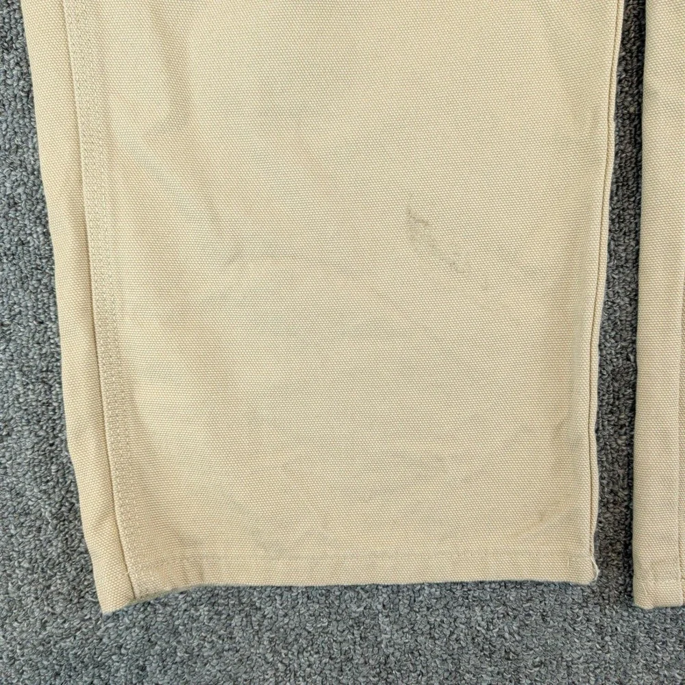 Dickies Mens Carpenter Pants 38x30 Tan Duck‎ Canvas Workwear Streetwear Skate